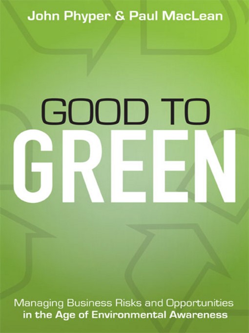 Title details for Good to Green by John-David Phyper - Available